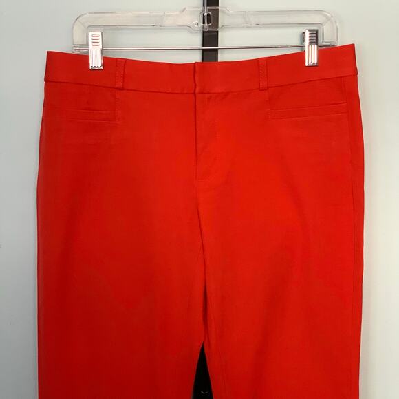 Banana Republic Red Sloan Fit Pants Size 6 - Picture 3 of 8